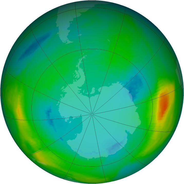 Ozone Map 1981-08-16